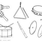 Karty pracy i kolorowanka -49-Instrumenty